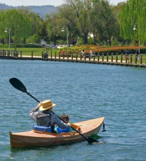 Kayaking is fun on the 16.5 miles of Foster City Lagoon