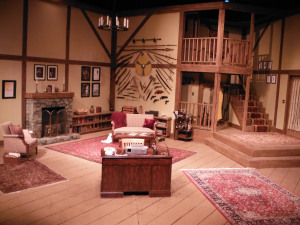 Hillsbarn Theater Set ... designed for Ira Levin's famed mystery play "Deathtrap"